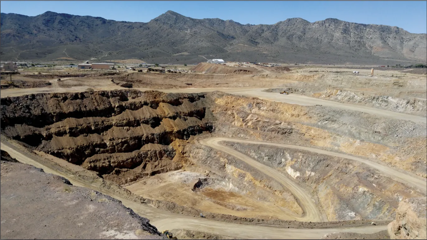 Mountain Pass rare earth mine in California